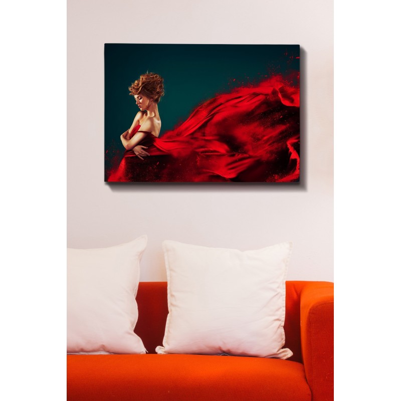 Pintura decorativa lienzo Kanvas Tablo-55 multicolor 70x100 cm