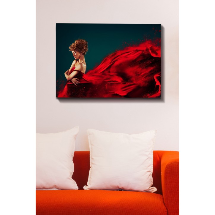 Pintura decorativa lienzo Kanvas Tablo-55 multicolor 70x100 cm