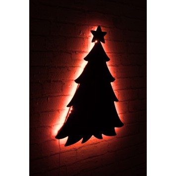 Iluminación LED decorativa Christmas Pine 2 rojo 20x27 cm