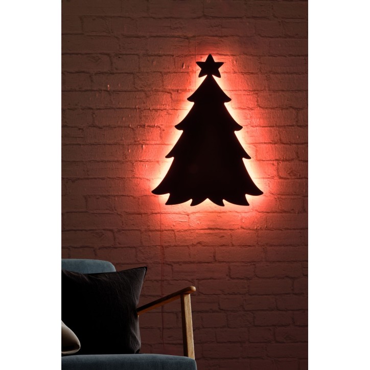 Iluminación LED decorativa Christmas Pine 2 rojo 20x27 cm