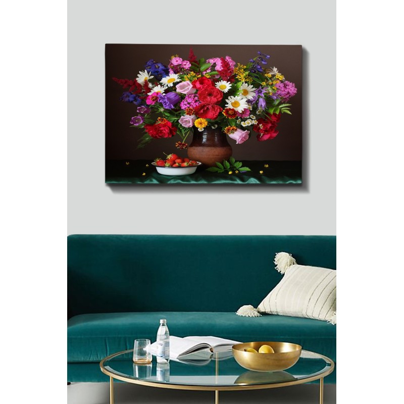 Pintura decorativa lienzo Kanvas Tablo-85 multicolor 70x100 cm