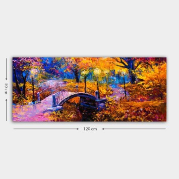 Pintura decorativa lienzo YTY3502432915_50120 multicolor 50x120