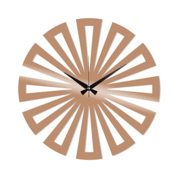 Reloj de pared metal Metal Wall Clock 7 cobre 48x48 cm