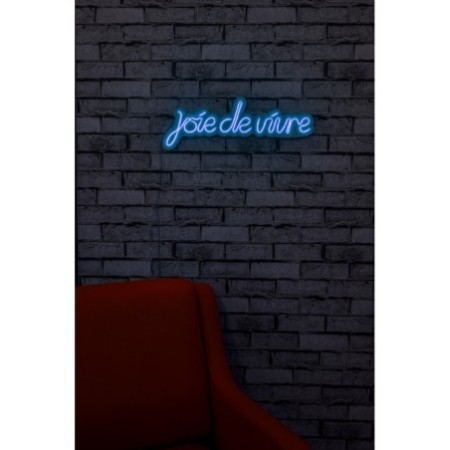 Iluminación LED decorativa de plástico Joie de Vivre azul 53x19x2 cm