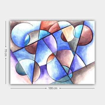 Pintura decorativa lienzo 358059629_70100 multicolor 70x100 cm