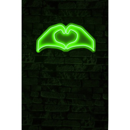 Iluminación LED decorativa de plástico Sweetheart verde