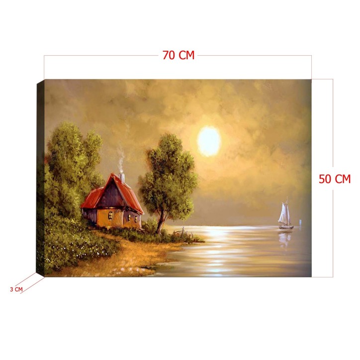 Pintura decorativa lienzo Kanvas Tablo-11 multicolor 50x70 cm