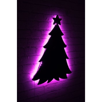 Iluminación LED decorativa Christmas Pine 2 rosa 20x27 cm