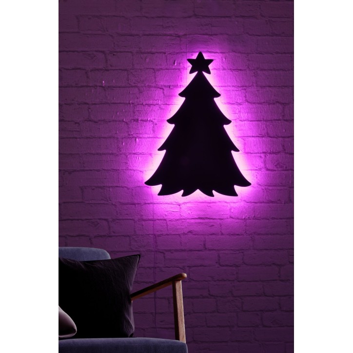 Iluminación LED decorativa Christmas Pine 2 rosa 20x27 cm