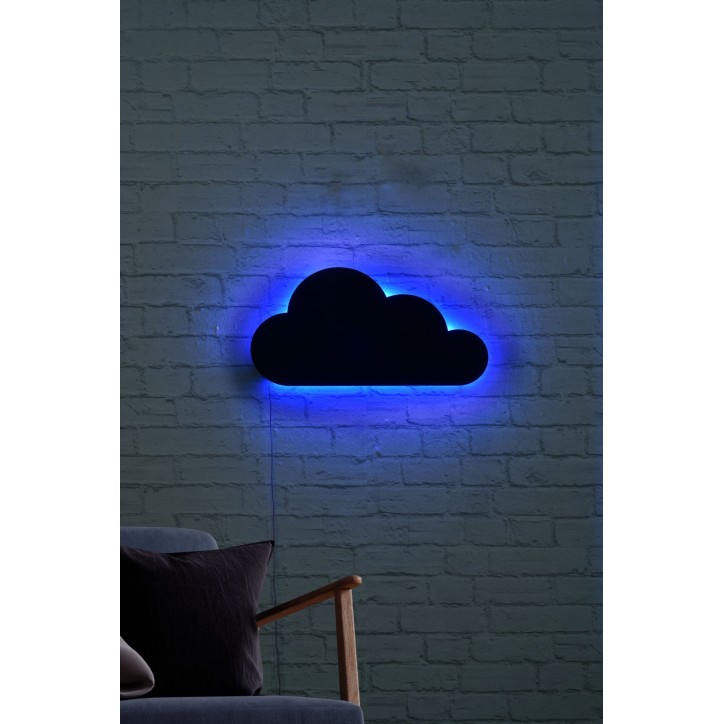 Iluminación LED decorativa Cloud azul 50x25 cm