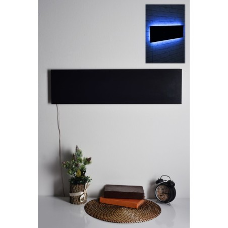 Iluminación LED decorativa Rectangle azul 75x20 cm