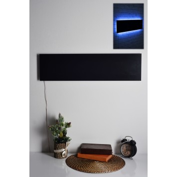 Iluminación LED decorativa Rectangle azul 75x20 cm