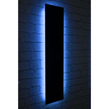 Iluminación LED decorativa Rectangle azul 75x20 cm