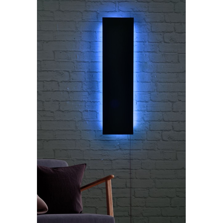 Iluminación LED decorativa Rectangle azul 75x20 cm