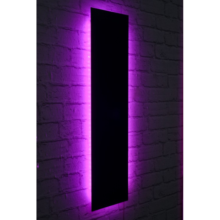 Iluminación LED decorativa Rectangle rosa 75x20 cm