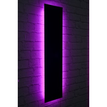 Iluminación LED decorativa Rectangle rosa 75x20 cm