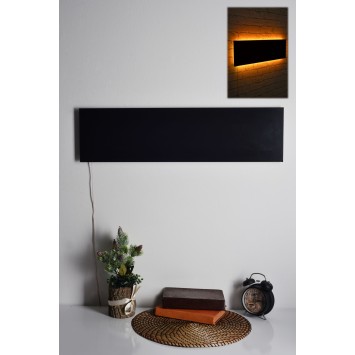 Iluminación LED decorativa Rectangle amarillo 75x20 cm