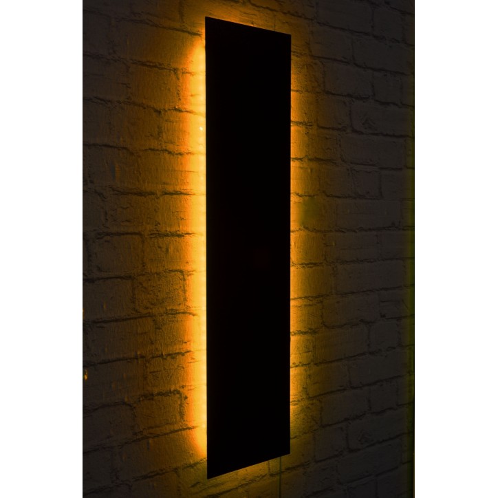 Iluminación LED decorativa Rectangle amarillo 75x20 cm