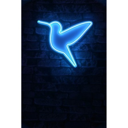 Iluminación LED decorativa de plástico Little Bird azul