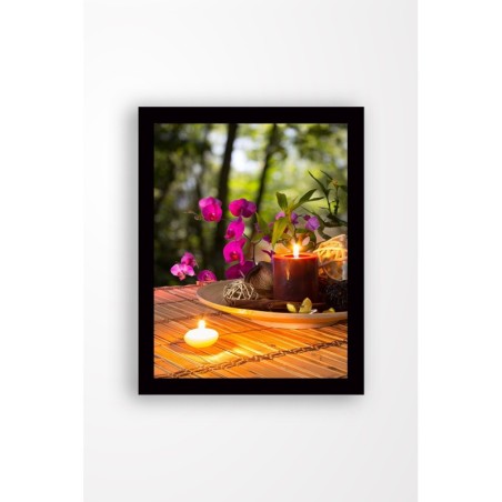 Pintura decorativa enmarcada MDF SC0086 multicolor 41x56 cm