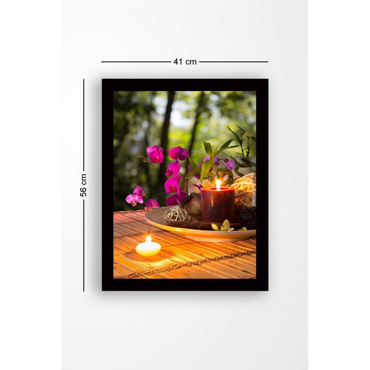 Pintura decorativa enmarcada MDF SC0086 multicolor 41x56 cm Pintura decorativa enmarcada MDF SC0086 multicolor 41x56 cm