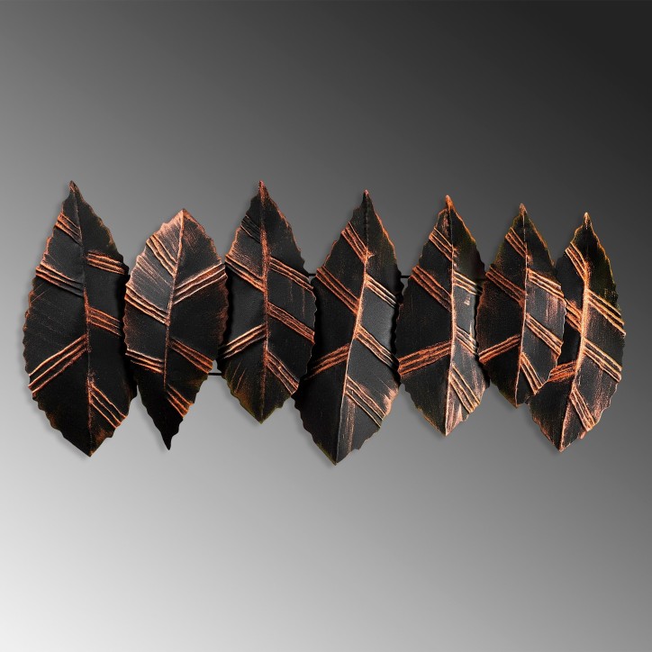 Decoración pared de metal Hornbeam 2 multicolor 114x52 cm