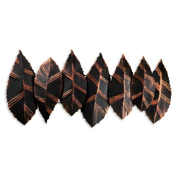 Decoración pared de metal Hornbeam 2 multicolor 114x52 cm