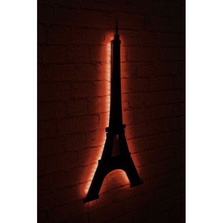 Iluminación LED decorativa Eiffel Tower rojo 32x69 cm