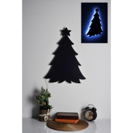 Iluminación LED decorativa Christmas Pine 2 azul 20x27 cm