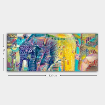 Pintura decorativa lienzo YTY1031327167_50120 multicolor 50x120