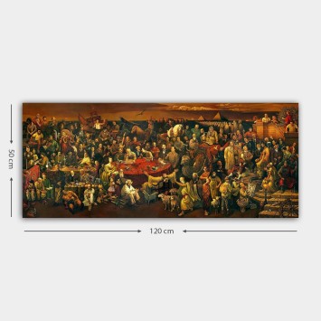 Pintura decorativa lienzo YTY103UNLU_50120 multicolor 50x120