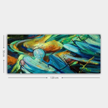 Pintura decorativa lienzo YTY119511946_50120 multicolor 50x120