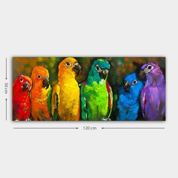 Pintura decorativa lienzo YTY249998776_50120 multicolor 50x120