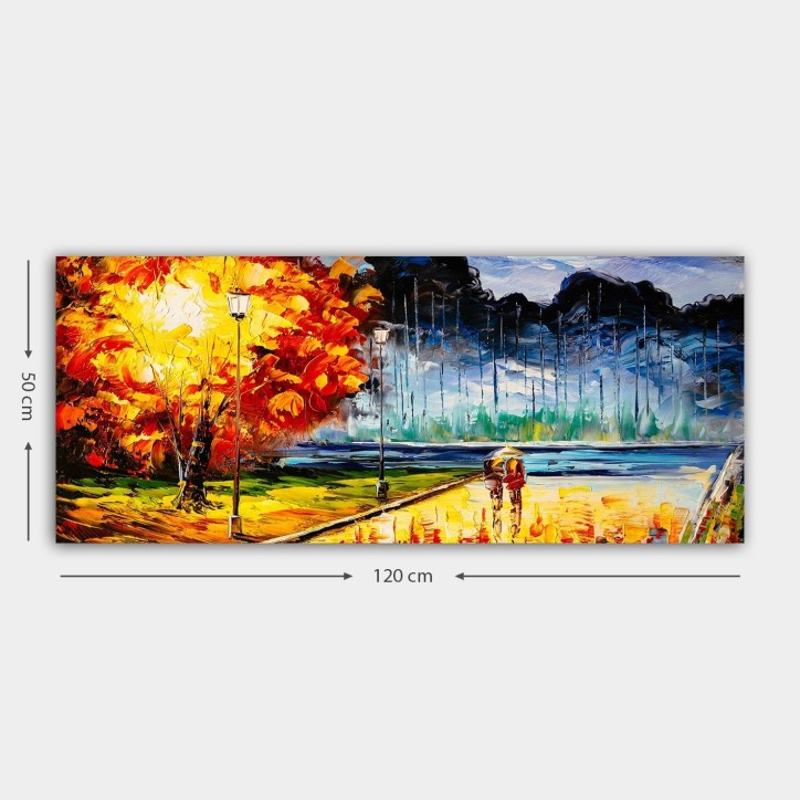 Pintura decorativa lienzo YTY261904097_50120 multicolor 50x120