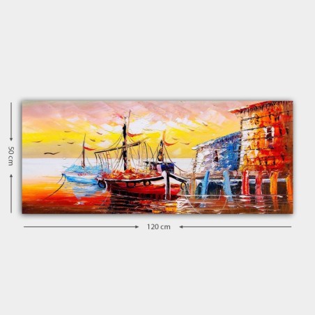 Pintura decorativa lienzo YTY394574059_50120 multicolor 50x120