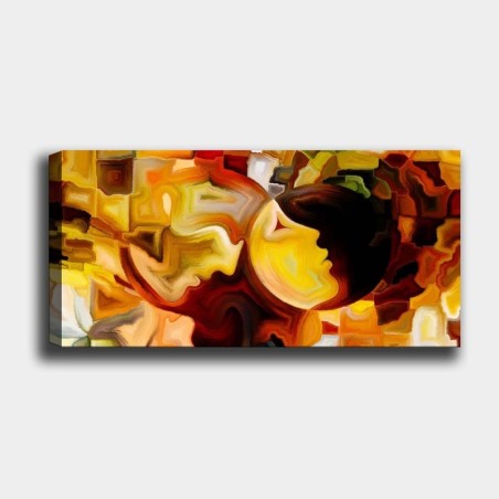 Pintura decorativa lienzo YTY631789_50120 multicolor 50x120