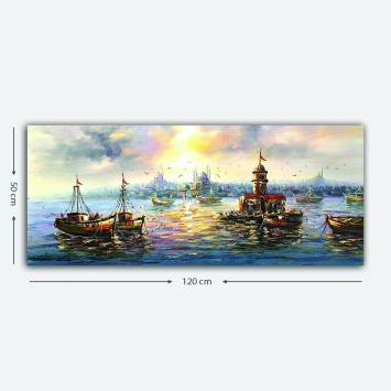 Pintura decorativa lienzo YTY7199_50120 multicolor 50x120