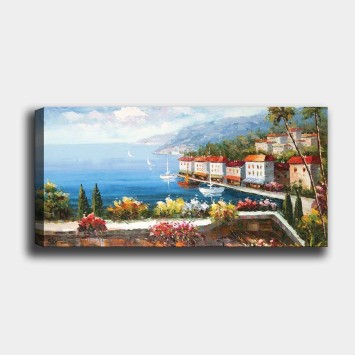 Pintura decorativa lienzo YTY7603_50120 multicolor 50x120