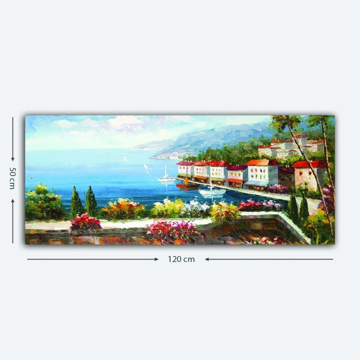 Pintura decorativa lienzo YTY7603_50120 multicolor 50x120