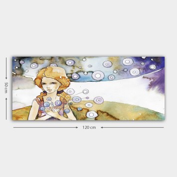 Pintura decorativa lienzo YTY972397192_50120 multicolor 50x120