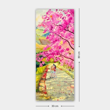 Pintura decorativa lienzo DKY4691522702_3080 multicolor 30x80 cm