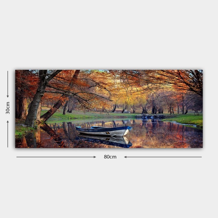 Pintura decorativa lienzo YTY100419445_3080 multicolor 30x80 cm