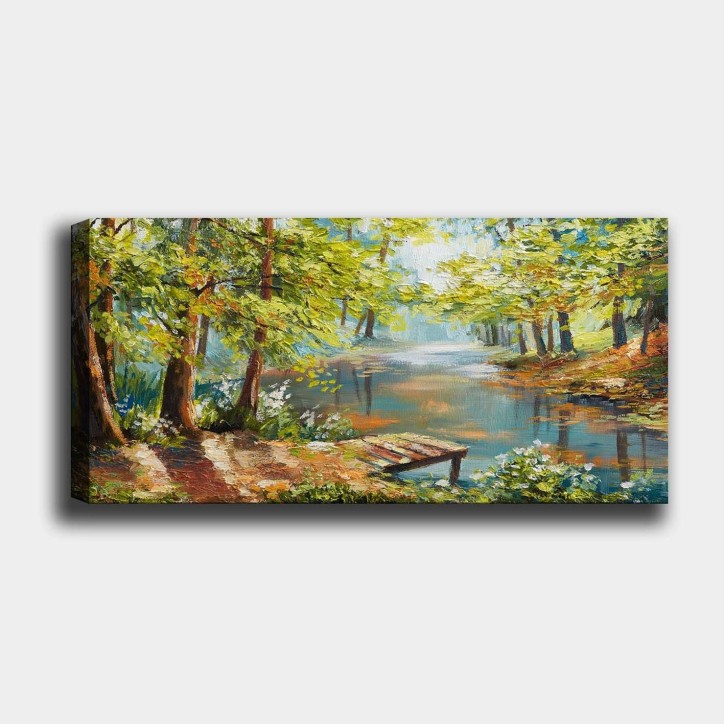 Pintura decorativa lienzo YTY1193655400_3080 multicolor 30x80 cm