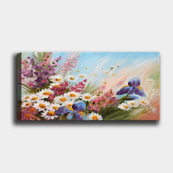 Pintura decorativa lienzo YTY184119419_3080 multicolor 30x80 cm