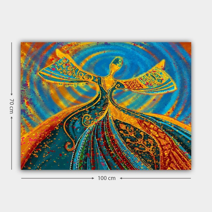 Pintura decorativa lienzo 1203306835_70100 multicolor 70x100 cm