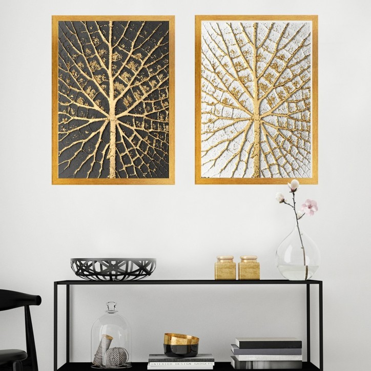 Cuadro decorativo enmarcado SET_129 multicolor 34x44 cm (2 piezas) Cuadro decorativo enmarcado SET_129 multicolor 34x44 cm (2 piezas)