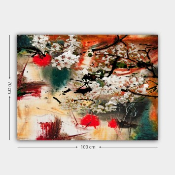 Pintura decorativa lienzo 187362956_70100 multicolor 70x100 cm