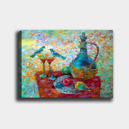 Pintura decorativa lienzo 188401850_70100 multicolor 70x100 cm