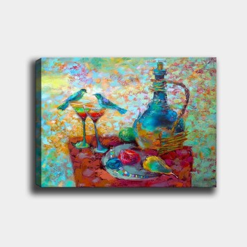 Pintura decorativa lienzo 188401850_70100 multicolor 70x100 cm