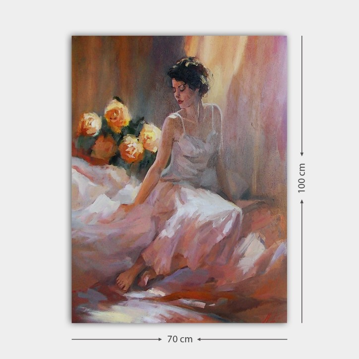 Pintura decorativa lienzo 234241528_70100 multicolor 70x100 cm